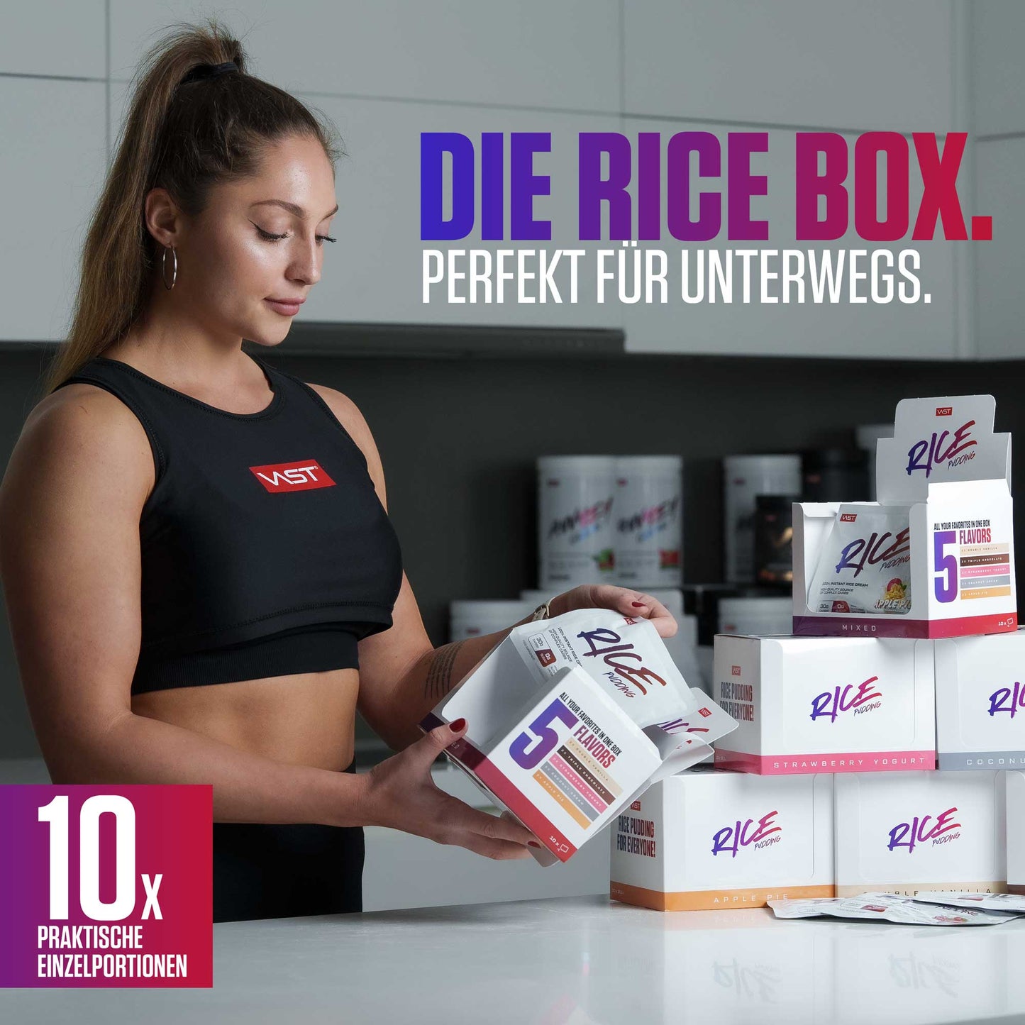 VAST Instant Rice Pudding To-Go Box