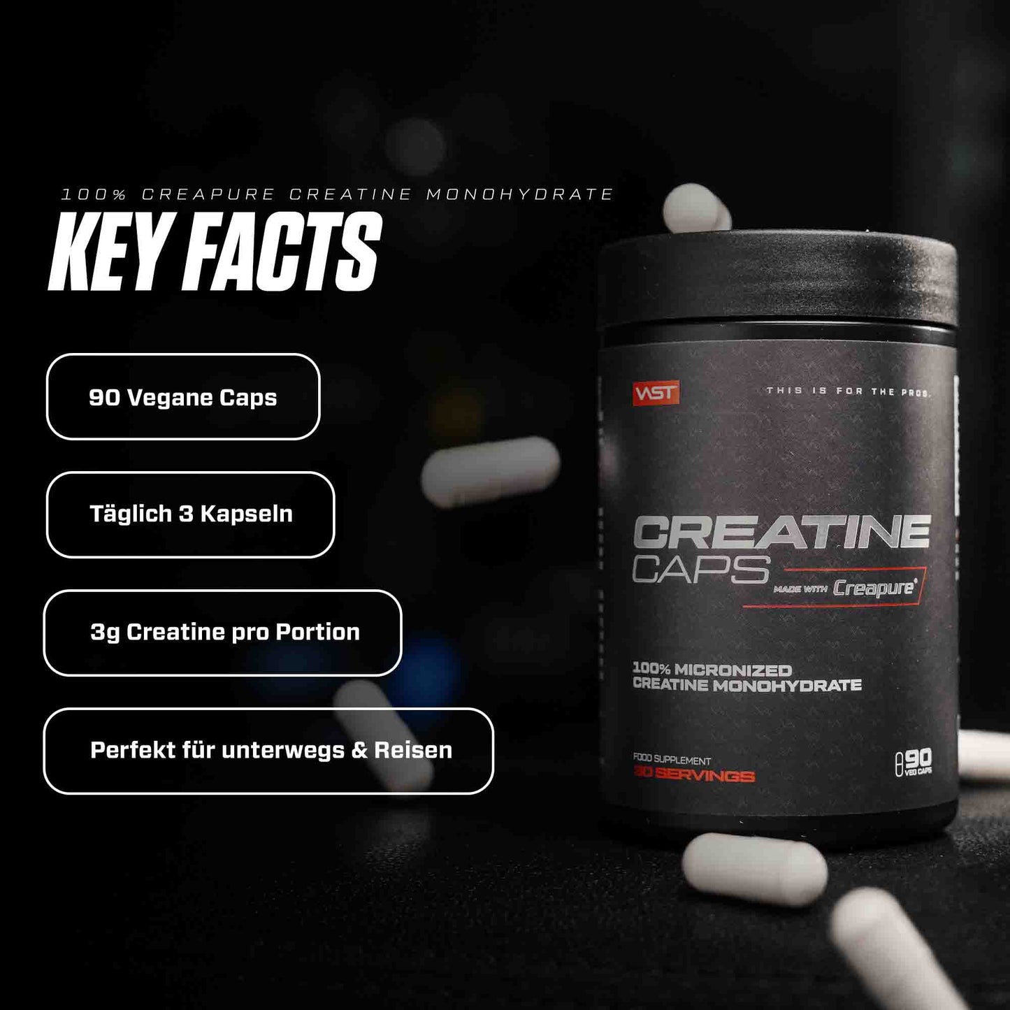 VAST Creatine Creapure Caps