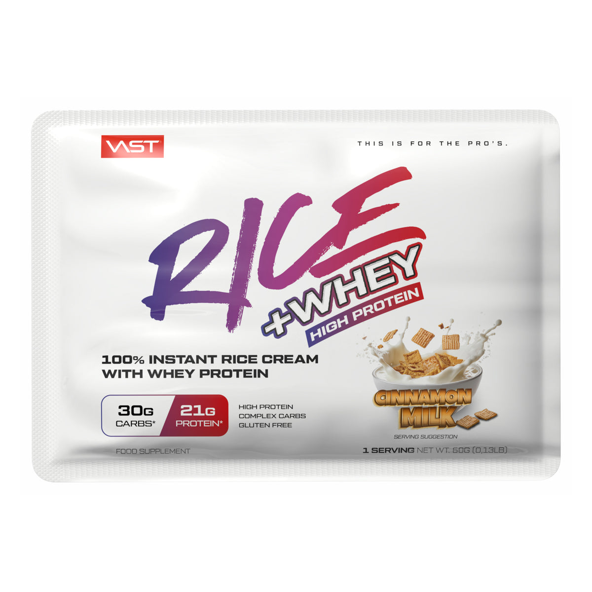 VAST RICE + WHEY - Sample (1 Portion)